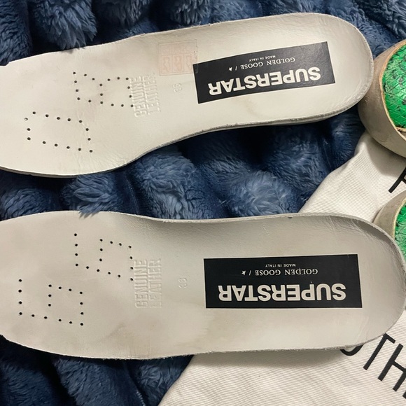 Green Snakeskin Sneakers 36 - Picture 7 of 10